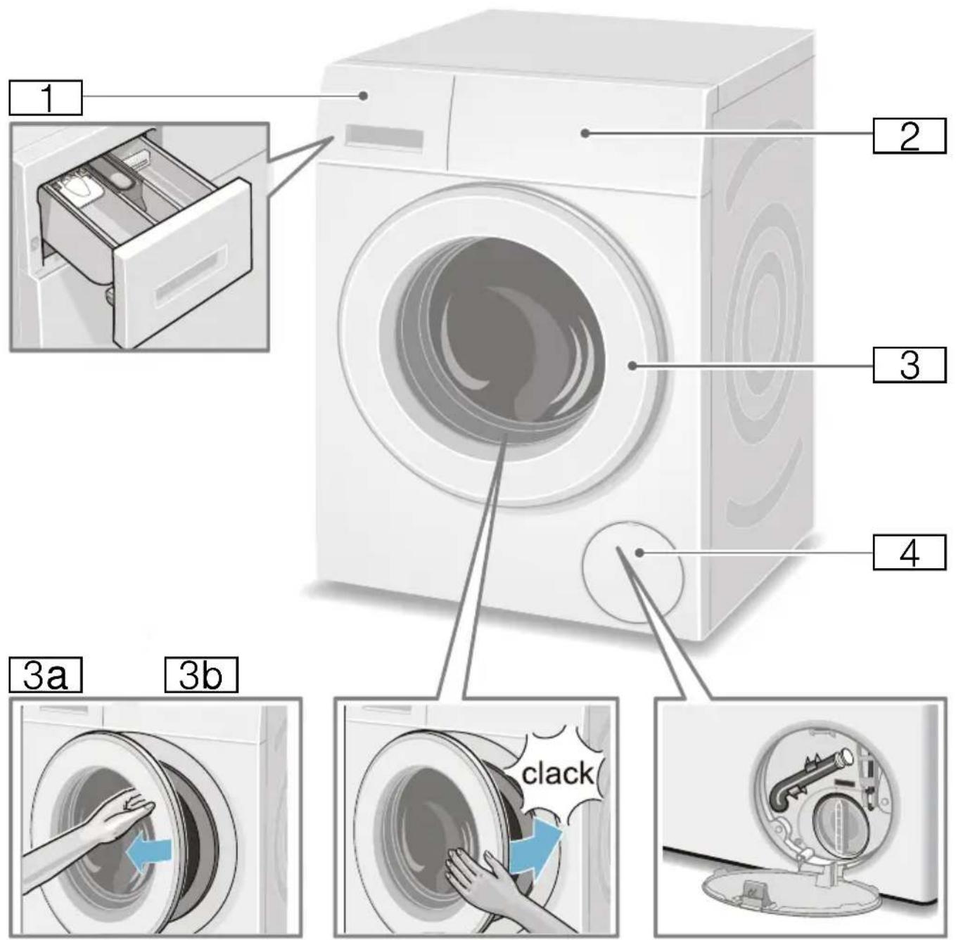 BOSCH WAT283L8SN - Tvättmaskin - 1