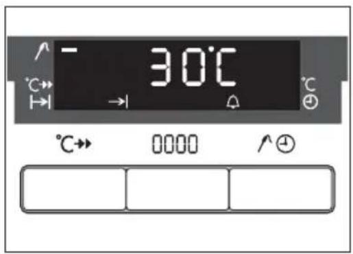 Husqvarna-Electrolux QCE7408X - Två temperaturer skall ställas in: - 5