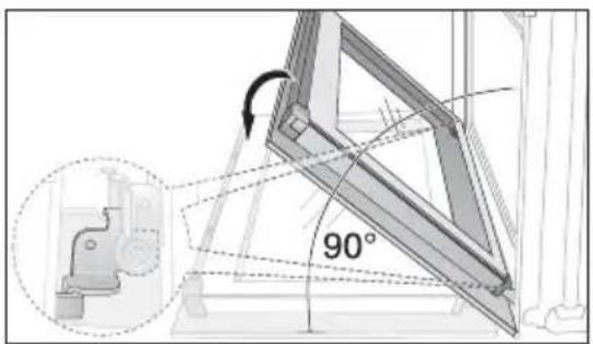 Husqvarna-Electrolux QCE7408X - Byte av ugnslampan på sidan/ rengöring av skyddsglaset - 3