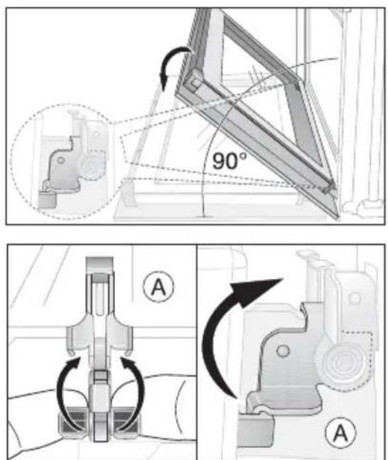 Husqvarna-Electrolux QCE7408X - Byte av ugnslampan på sidan/ rengöring av skyddsglaset - 11