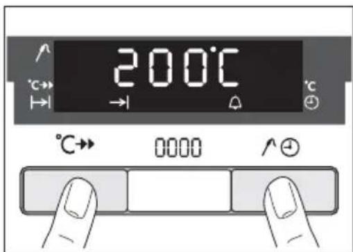 Husqvarna-Electrolux QCE7408X - Avläsning av temperatur - 1