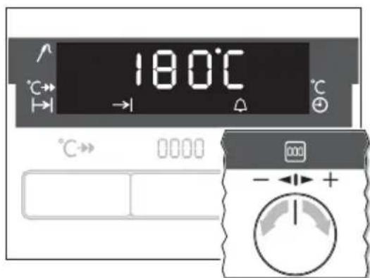 Husqvarna-Electrolux QCE7408X - Ändring av ugnstemperatur - 1