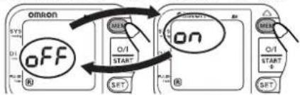 OMRON R6 Intellisense - Slå på/av höger handledsmätning - 2