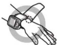 OMRON R6 Intellisense - Sätta på handledsmanschetten - 2