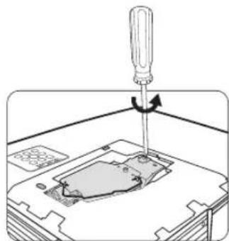CANON LV-WX300ST - Replacing the lamp Spare lamp: LV-LP38 (LV-X300ST)/LV-LP40 (LV-WX300ST) - 7