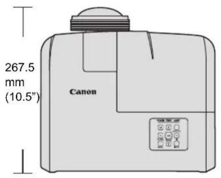 267.5 mm (10.5") Canon