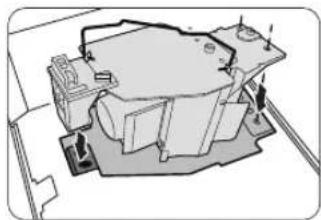 CANON LV-WX300ST - Replacing the lamp Spare lamp: LV-LP38 (LV-X300ST)/LV-LP40 (LV-WX300ST) - 9