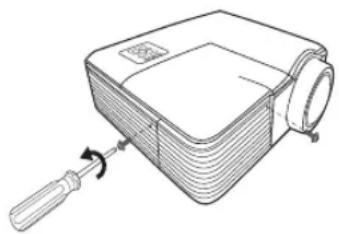 CANON LV-WX300ST - Replacing the lamp Spare lamp: LV-LP38 (LV-X300ST)/LV-LP40 (LV-WX300ST) - 2