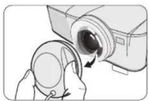 CANON LV-WX300ST - Starting up the projector - 3
