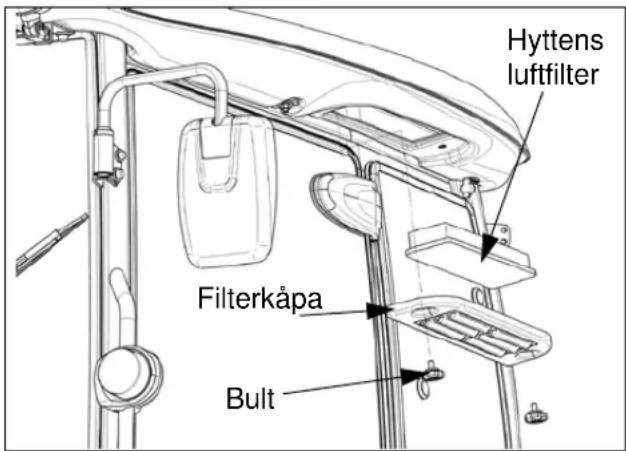 LS XR60 - ① Hyttens luftfilter (VH/HH) - 1