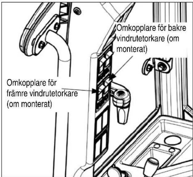 LS XR60 - Omkopplare för vindrutetorkare (främre, bakre) - 1