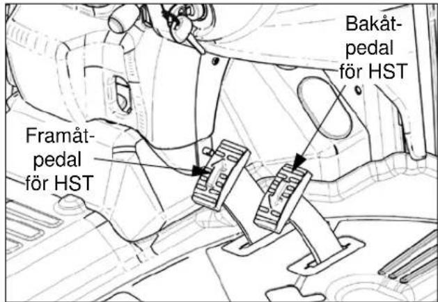 LS XR60 - Fram-/backpedal för HST (HST-typ) - 1