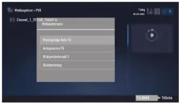 GRUNDIG Vision 7 55 VLE 7630 BP - Välja meny - 1