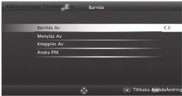 GRUNDIG 40 VLE 6425 BR - Barnlåsinställningar - 1