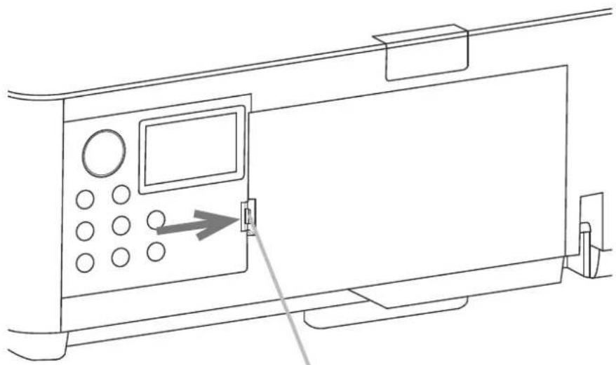 HITACHI MC-WU8601W - Attaching the terminal cover - 2