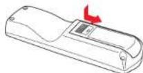 TOSHIBA TLP-XE30 - ■Loading dry-cell batteries into the remote control - 1