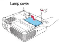 TOSHIBA TLP-XE30 - Pull out the lamp. - 1