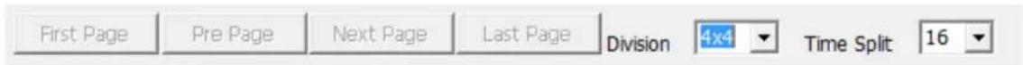 First Page Pre Page Next Page Last Page Division 4x4 Time Split 16