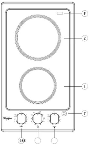 WHIRLPOOL AKT 316 IX/SH - BESKRIVNING AV PRODUKTEN - 1
