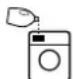 WHIRLPOOL FSCR 80434 - TILLSÄTT TVÄTTMEDEL - 1