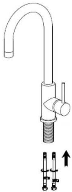 INVENTUM IMK601RVS - installation of the mixer tap - 3