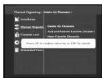 SAMSUNG DTB-9405V - Delete All Channels - 1