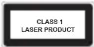 HITACHI PDV342E - • Class 1 Laser Product - 1