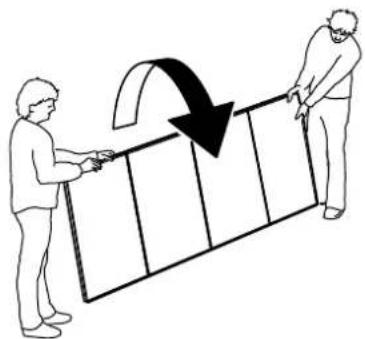 Illustration of two people interacting with a large rectangular block, one moving rightward (no text or symbols)