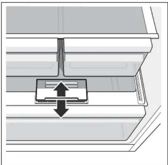 Diagram of a mechanical or electrical component with directional arrows indicating movement or force (no text or symbols present)