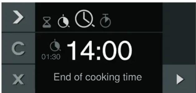 GAGGENAU BOP250612 - Shifting the end of the cooking time - 1