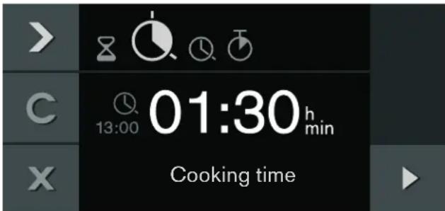 GAGGENAU BOP250612 - Setting the cooking time - 1