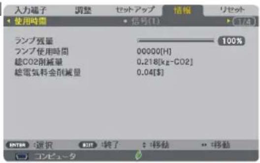 NEC M353WSJD - 省エネ効果を見る(カーボンメータ) - 1