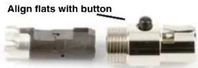 Align flats with button