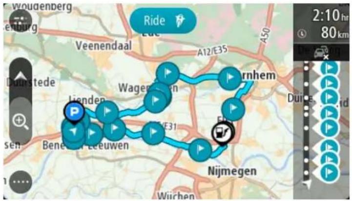Woudenberg Ride Luo A12/E35 450 Duurstede Lienden Wagen E31 Nijmegen Beneen-Leeuwen Duije Duurstede Niimegen Wiirchen 2:10 hr 80 km