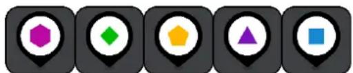 TOMTOM VIA 1420 - Always show your POI list locations on the map - 1