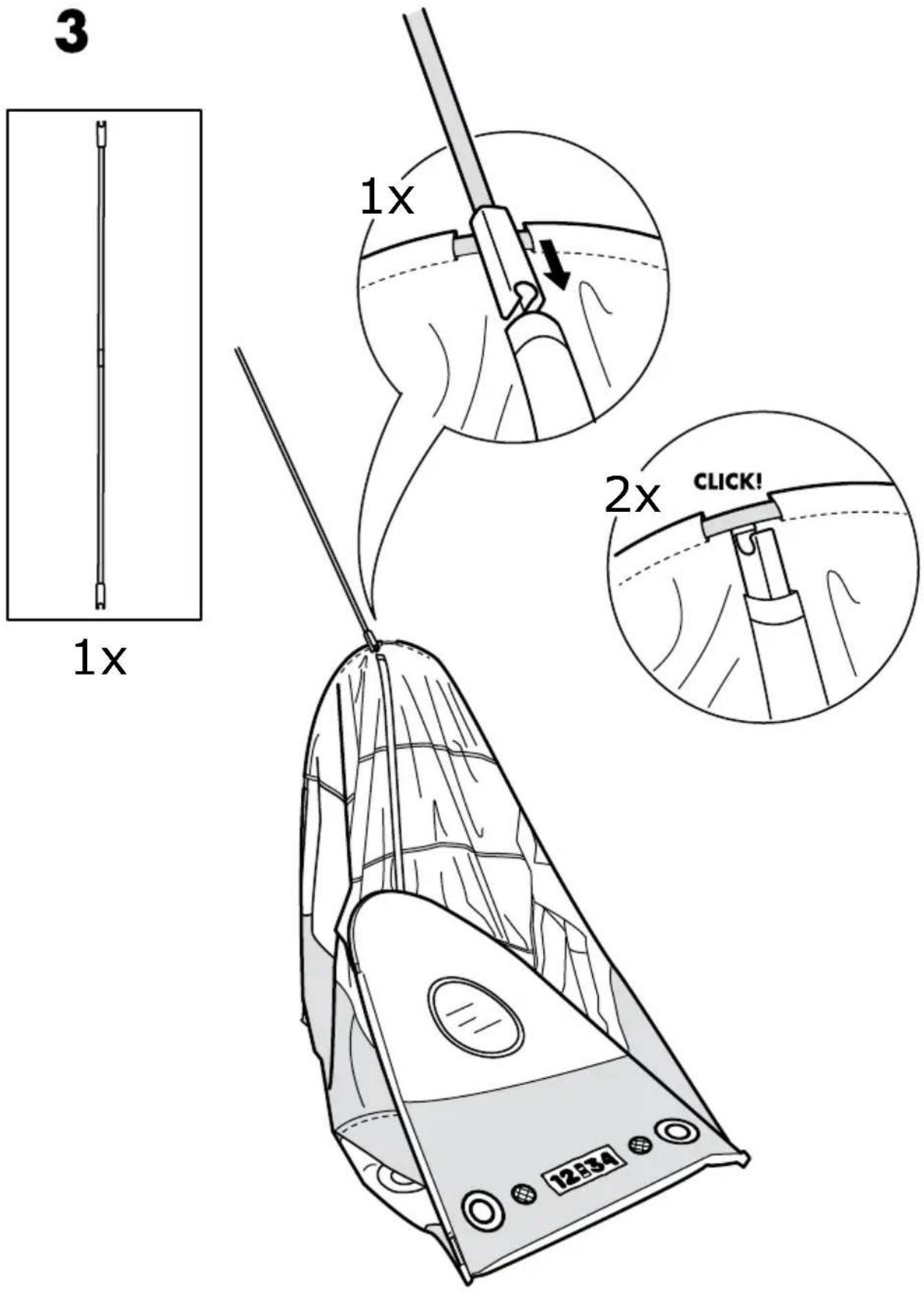 3 1x 1x 2x CLICK! 12:34