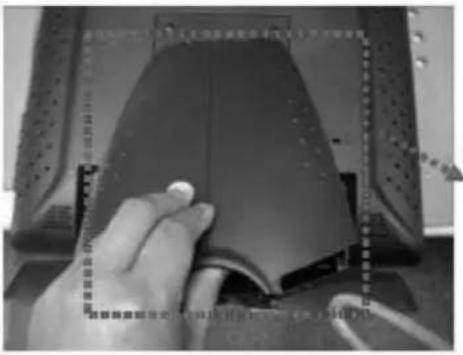 Planar PT1985P - Remove the Deskstand - 1