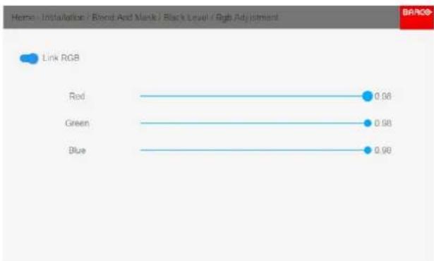 Barco UDX-U32 - How to perform an RGB adjustment - 3