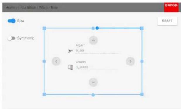 Home / Installation / Warp / Row Bow Symmetric Angle ° 0,00 Linearity 3,0000 RESET