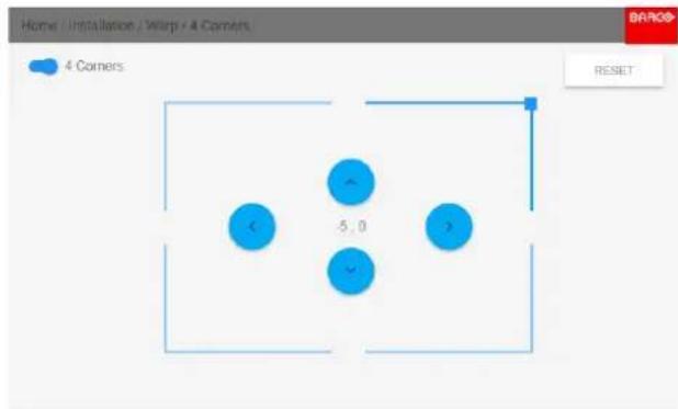 Home / Installation / Warp / 4 Corners 4 Corners 5,0 RESET