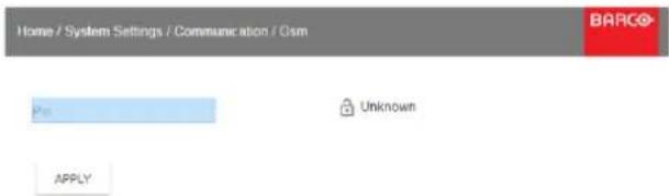 Home / System Settings / Communication / Qsm BARC® Pm Unknown APPLY
