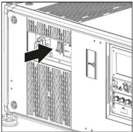 Barco UDX-U32 - How to power on - 1
