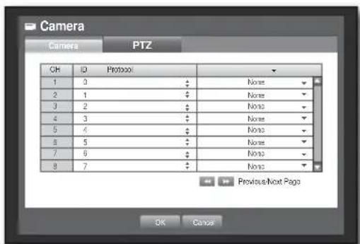 Hanwha SHR-8080 - Setting the PTZ - 1