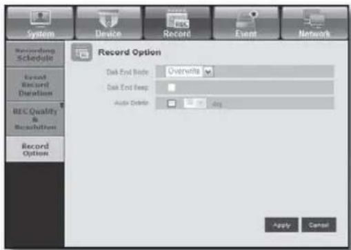 Hanwha SHR-8080 - Record Option - 1