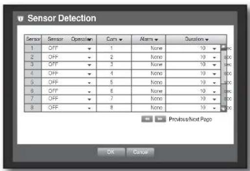 Hanwha SHR-8080 - Sensor Detection - 2