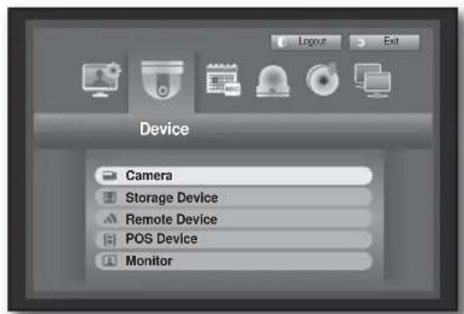 Hanwha SHR-8080 - Setting the Camera - 1