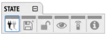 RME M-32 AD Pro - Representation of the power states on the device - 1