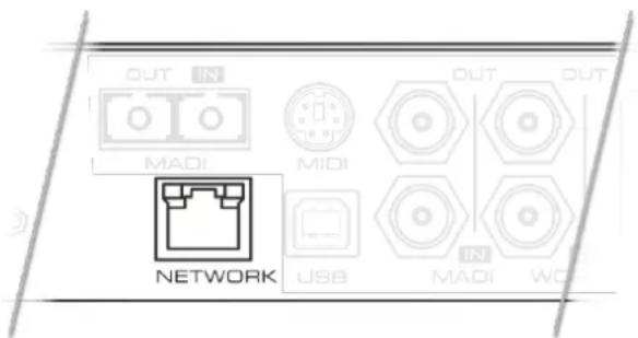 OUT IN MADI MIDI NETWORK USB OUT OUT IN MADI WD