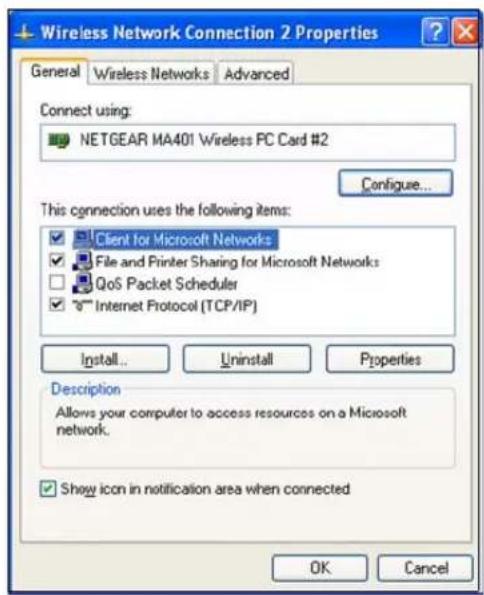 NETGEAR WG121 - DHCP Configuration of TCP/IP in Windows XP - 7