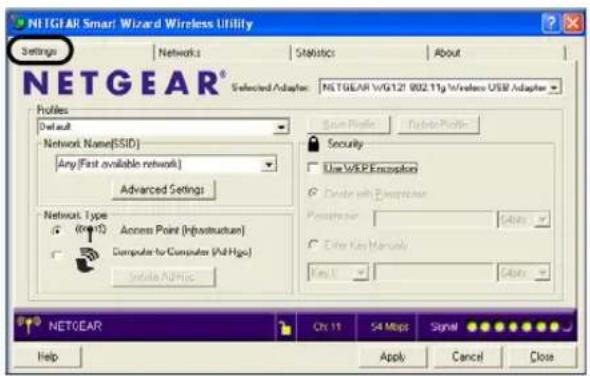 NETGEAR WG121 - Configure your WG121 and save the Profile. - 2